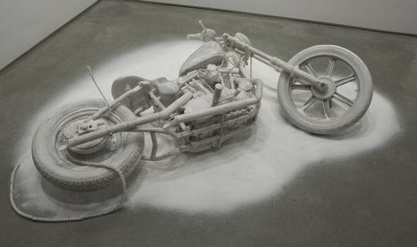 resin and salt cast of an Ironhead by Banks...