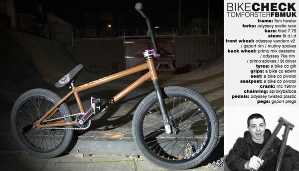 Tom Forster Bike check