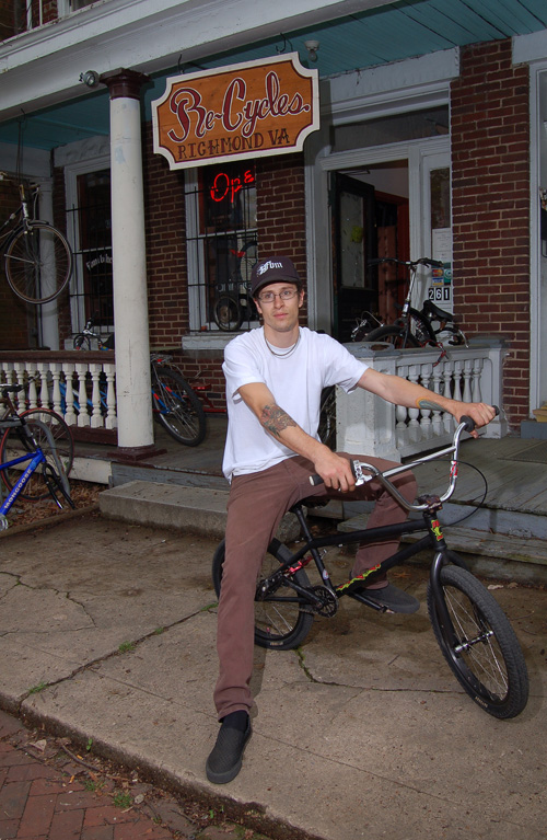 Evan Venditti, owner of a new Howler, and Re Cycles in Richmond Va.