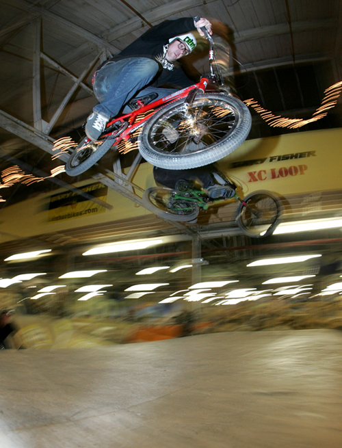 Cranman and BF race through the course...Cody York pic.