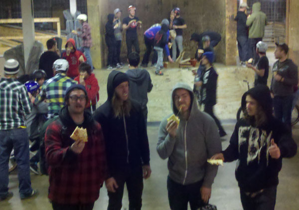 Pizza Party at Ramp riders..