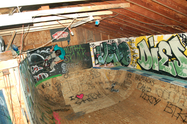 Mike P. tight bowl curve wall.