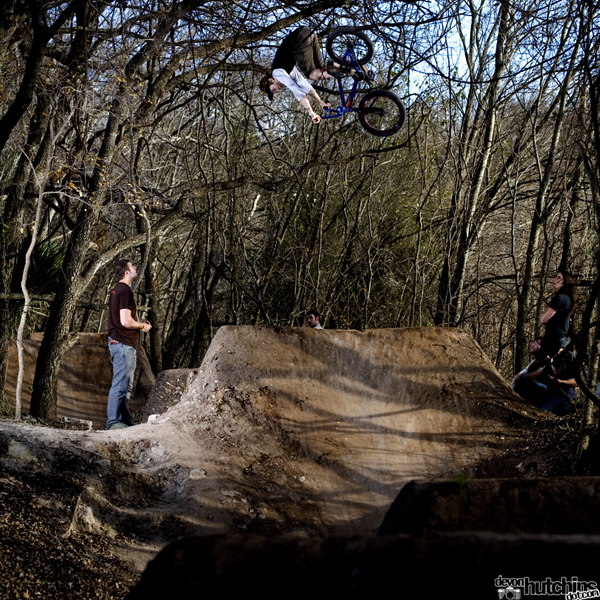 Chase, under the watchful eye of aaron Ross.