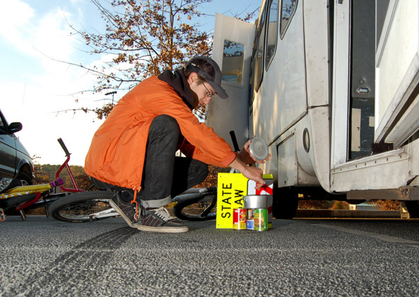 cooking on the road... soup!