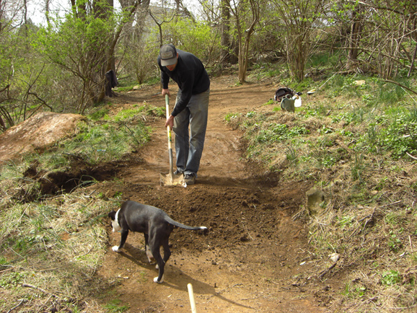 My pick for the official dirt jump/ trail build master title. Gilly- POSH!