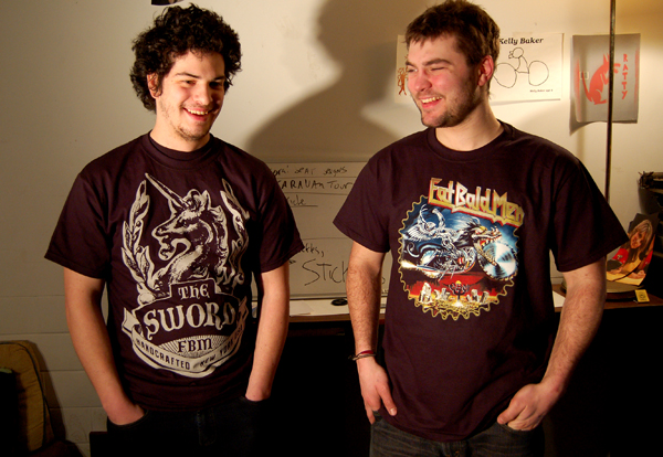 Dylan and Johnny, new softgoods starting to roll in...