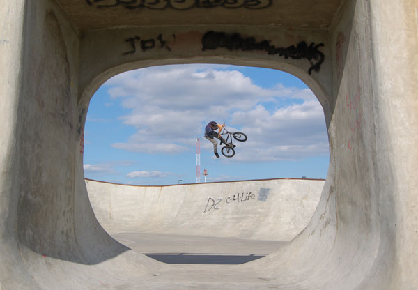 Evan Venditti of Recycles at Currituck park- tibbs pic