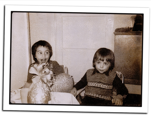 Adam and Garrett, circa 1978- beecher kids