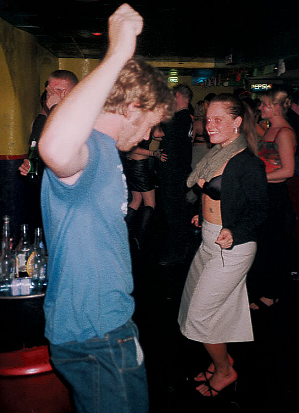 Ryan Corrigan doing what he does best, dancing...