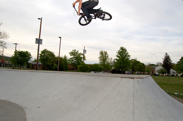 Joey Spinoza at the Ithaca park