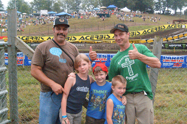 Big Job and the Baker family at Unadilla