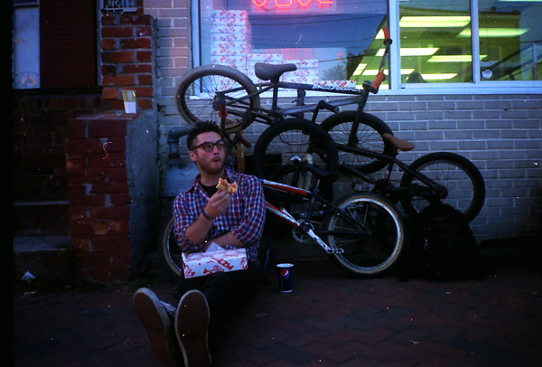 Latane Coghill, Pizza, bikes. Christian pic