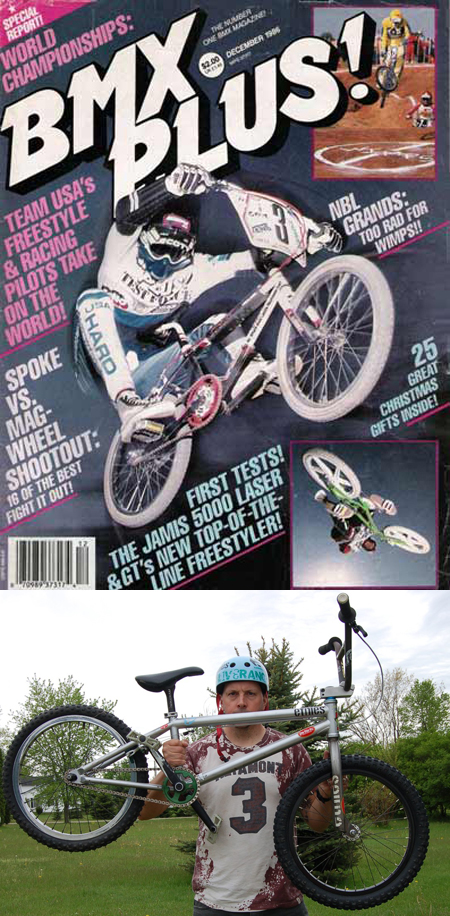 Scott towne, BMXplus cover midel, circa 1986! and now!!!!