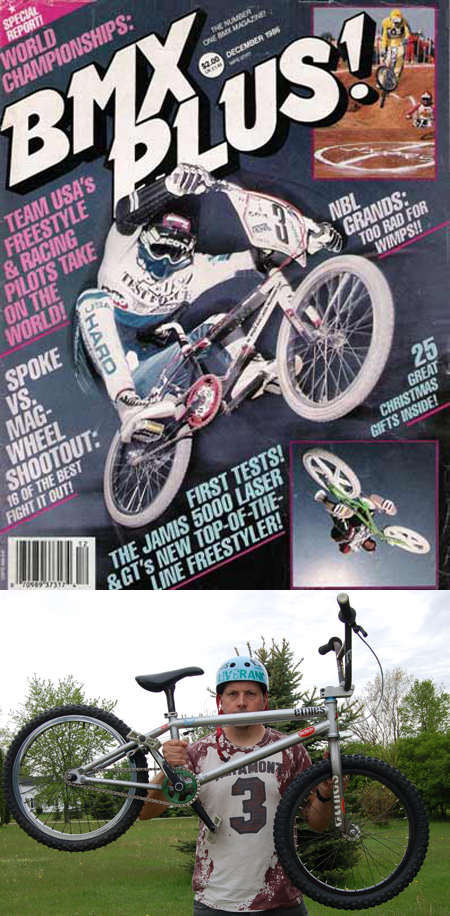 Scott towne, BMXplus cover midel, circa 1986! and now!!!!