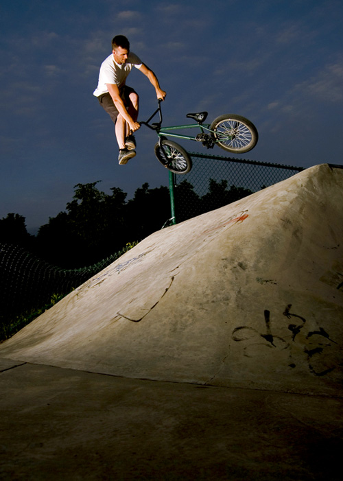 Greg Tail Whip at the Binghamton park.