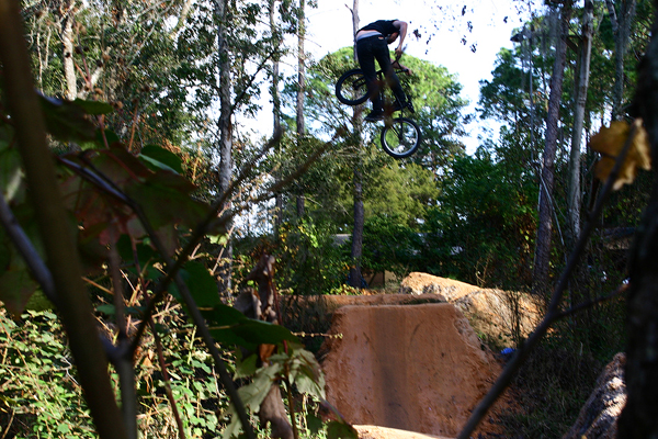 Joey J. from FLA. rode trails last week... HAPPY HAPPY