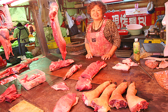 Nightmarket, fresh meat of all sorts.