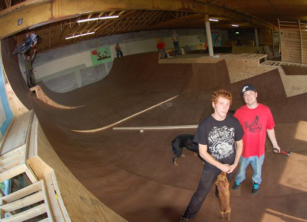 Tyler and Ben of East Shore... Nate and Leland in the background...