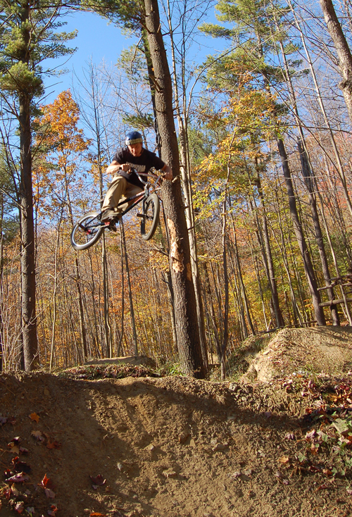 Baker, autumn shred session.