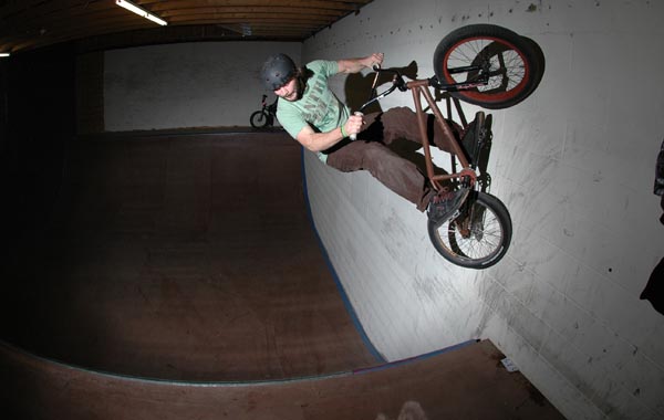 John Corts, ride up the wall, carve back in....