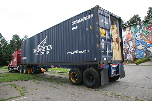 Stacked and packed.