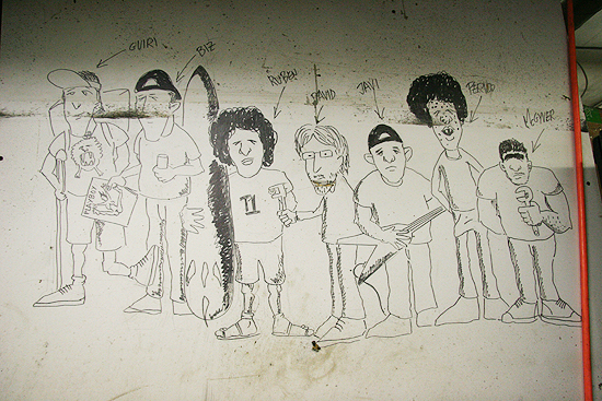 David from Fly's doodles and Perico's wood.