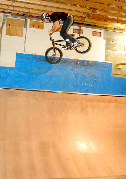 Mr. Nice guy of BMX, Joel Barnett, no coal for him this year.