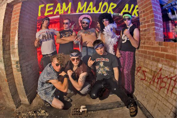 Team Major Air, starring kooks, and Joel, in Purple pants.