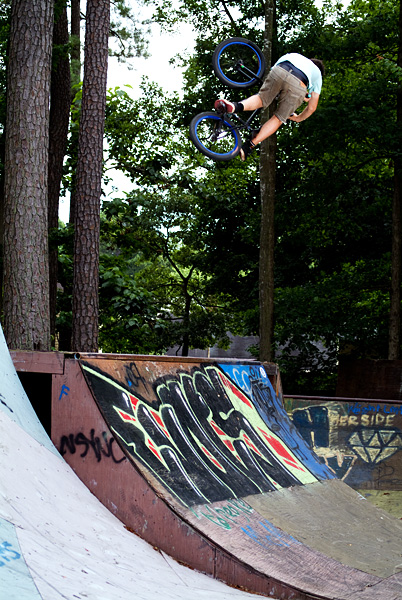 Andy Gwilliams at Kennys ramp.