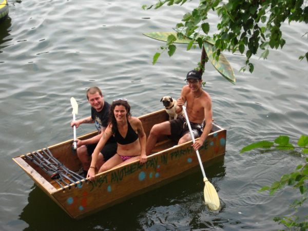 Homemade boats are all the rage these days.