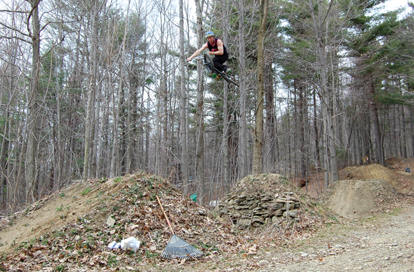 42 year old Kelly Baker, at the Acres, early upstate spring session