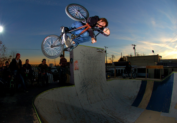 Joel Barnett at the Bike Lot last fall...