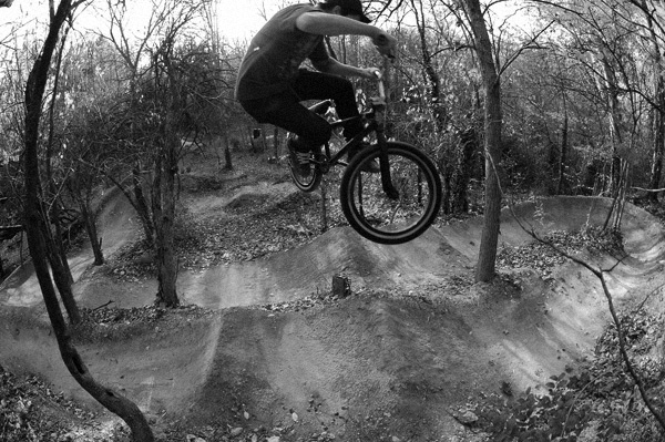 Erik Holladay at some trails in dumfries Va.