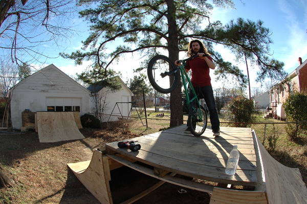 MaTT Conner of RPG, Friday the 13th B-day, Built himself a ramp for turning 37!