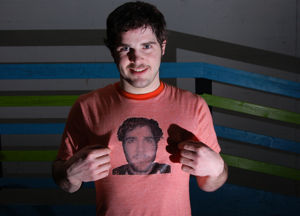 Hey mike, you are wearing a shirt with you on it....