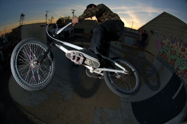 Evan at the bowl in the Bike lot- Richmond Va!