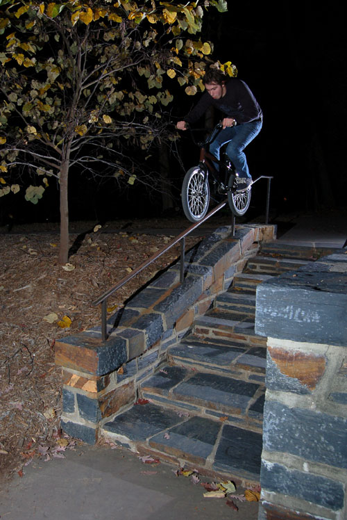 Joel barnett, Dialing in some nice handrail action!