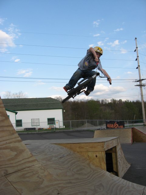 Benny Baker, on his 9th B-day, FBM custom, newark valley Ny