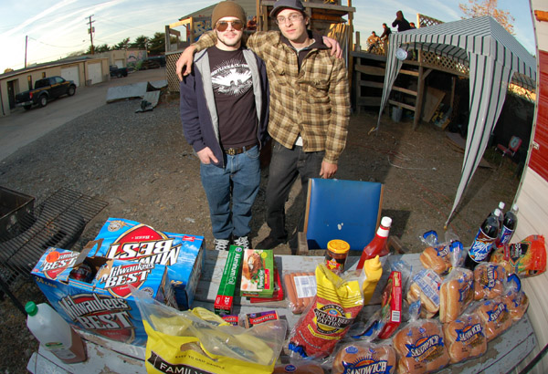 Buddies at the Bike Lot, RVA BBQ.