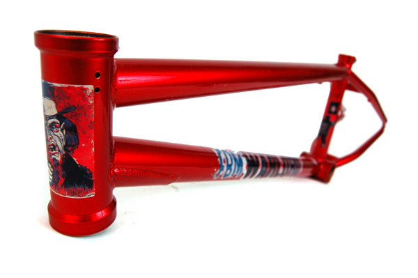 Warlord Post weld heat treated aftermarket frame.