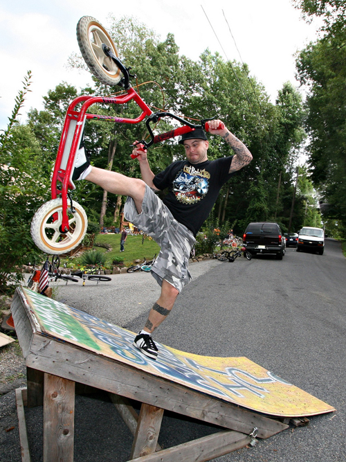 This is our friend Guav, riding the newest low slung short backend vessel on the market...