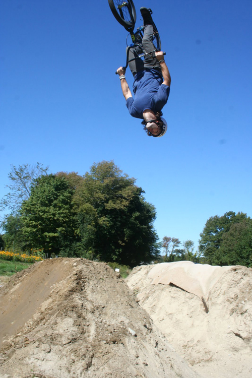 Seric Hennesee at a CT BMX Jam in outerspace. ( connecticut)