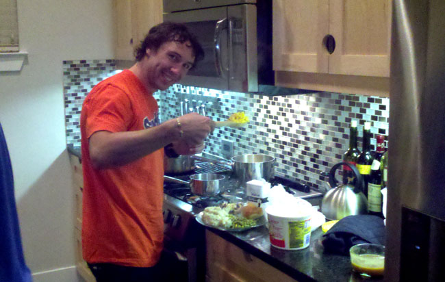 Gary Young Eats Dinner!