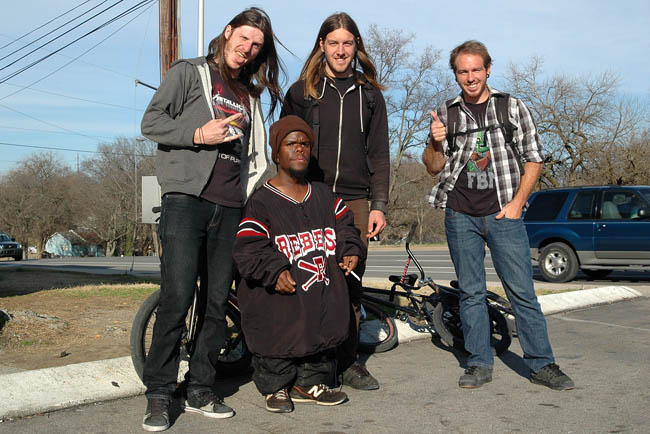 3 Apes and the Midget from Gummo!