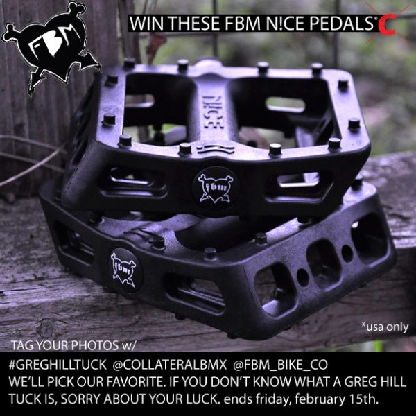 FBM Nice Pedals/ Collateral Giveaway