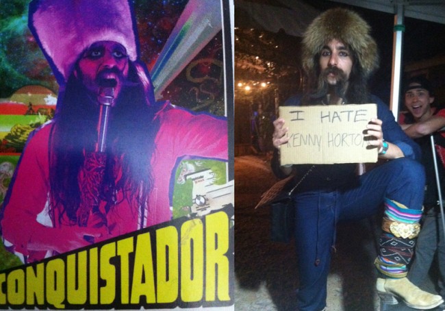 Conquistador hates Kenny Horton