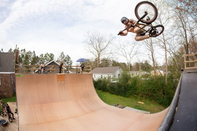 BMX skating