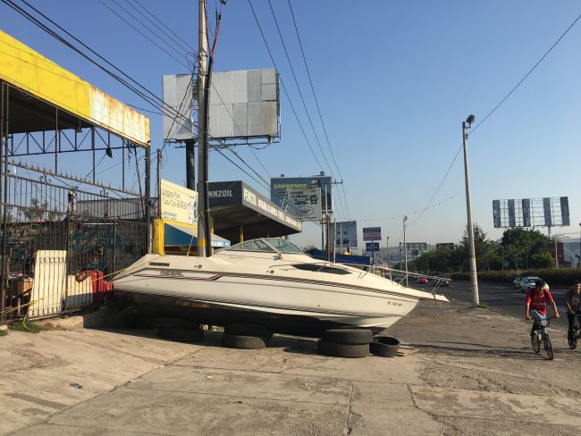 On a boat…
