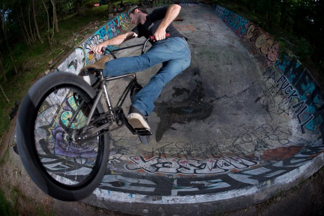 Derrick Girard in a pool…